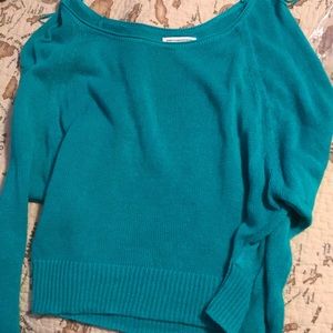 American eagle off the shoulder sweater
